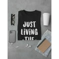 thumbnail image 3 of Just Living The Dream! T-Shirt Men -GoatDeals Designs, Male x-Large, 3 of 4