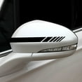 thumbnail image 4 of 5 Pack Universal Black Racing Car Body Side Stripes Skirt Top Hood Decal Stickers Suitable for All Car PVC Decals, 4 of 7