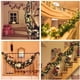 thumbnail image 3 of Guirnalda de árbol de Navidad, guirnalda de abeto artificial de Navidad, lámpara iluminada, lámpara led para decoración de árbol de Navidad, escalera de la puerta del árbol de Navidad, chimenea (oro) Feliz Sencillez, 3 of 5