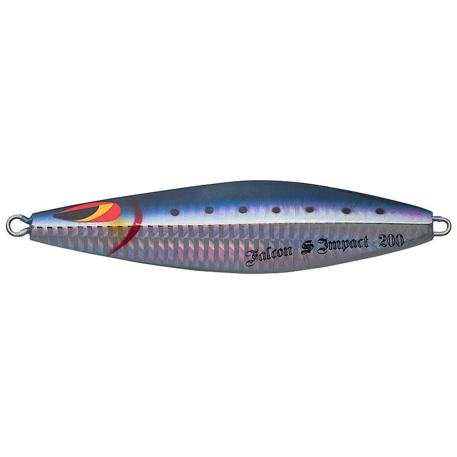 Sea Falcon S Impact Black Abalone Holo Glowing Head, 160G Jigs