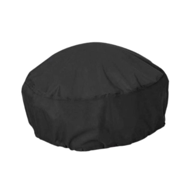 QualitChoice Fire Cover Oxford Cloth Full Coverage Weather Resistant Cover For Outdoor Fire Wind Providing Against Rain Round