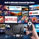 thumbnail image 5 of Magcubic HY320 NTV Netflix Officially Licensed Android 13 Projector with 1080P 500ANSI Prime Video YouTube WIFi BT5.2 Portable, 5 of 5
