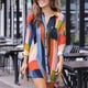 thumbnail image 1 of Blusa de manga larga,Blusa de manga larga Blusa con cuello en V de moda Blusa de longitud media Probado y confiable, 1 of 6
