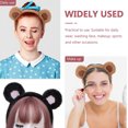thumbnail image 3 of Diadema con orejas de oso, tocado encantador, lavado de cara, aros para el cabello, diadema de maquillaje para niñas, maquillaje de Spa, 3 of 5