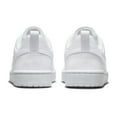 thumbnail image 3 of Nike Court Borough Low Recraft Big Kids' Shoes Color: White/White/White Size: 3.5Y, 3 of 8
