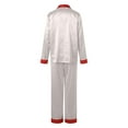 thumbnail image 6 of UAYOTSE Family Christmas Pajamas Matching Sets 2025 Silk Satin Plus Size Casual Matching Sets for Family,Sizes Mom L, 6 of 9