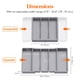 thumbnail image 2 of Organizador de utensilios Lifewit expandible para cajón de cocina gris, 2 of 8