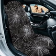 thumbnail image 3 of XYZCANDO Spiderweb with Sparkles Car Seat Towel Cover Sweatproof for Outdoor Beach, Washable Fashionable Car Cushion Seat Covers Non-Slip, 3 of 11