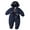 Blue, variant on Toddler Snowsuit Baby Boys Girls One Piece Winter Outfit Infant Ski Suit(Brown,18-24M)