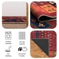 thumbnail image 3 of Keen Home Design Machine Washable Area Rugs with Non-slip Backing, Ideal for Hallway, Living Room, Bedroom, Kitchen and Laundry Room, Vintage Moroccan and Low Pile Rug ( 2' x 3' ), 3 of 9