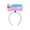 D, variant on Easter Hair Accessories Bunny Ears Headband with Egg and Streamer Design Cute Rabbits Hairband for Spring Party Favors Women