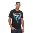 thumbnail image 4 of Victorious Men's Iridescent Bulls 23 Graphic T-Shirts TS7319 - Black - 2X-Large - C12I, 4 of 5