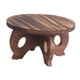 thumbnail image 2 of Soporte redondo para plantas de madera, soporte para macetas, soporte para macetas, presentación Marrón, 2 of 9
