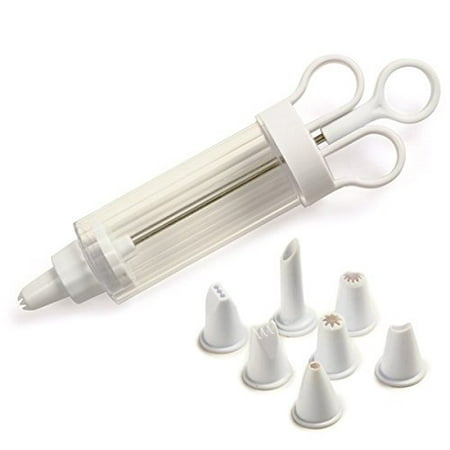 3566 Cupcake Injector Decorating Set, 9-Piece, Includes 8 pastry tips, instructions and recipes By Norpro