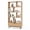 Natural, variant on Patiojoy 64" Tall Freestanding Wooden Bookcase 6-Tier Bookshelf with Rattan Drawer Black