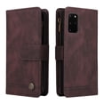 thumbnail image 3 of Case for Samsung Galaxy S20 Plus 5G Cover Zipper Pocket Wallet Case Magnetic Protective - Braun, 3 of 5