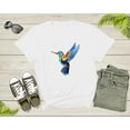 thumbnail image 3 of Hummingbird Bird Lover Gift Shirt For Men Women Kids Ladies Boys Girls Hummingbird Gifts For Mom Dad Tshirt Cute Bird Graphic T-shirt, 3 of 8