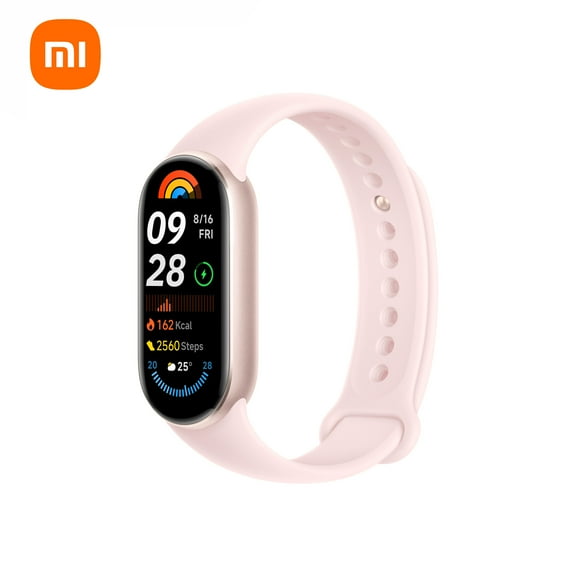 Xiaomi Smart Band 9 Global Version (2024) 1.62" Amoled Display | 233 mAh Battery | up to 21 Days of Battery Life | BT 5.4 | 50M Water Resistant -Mystic Rose