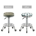 thumbnail image 3 of Cactus leopard potted plant Round Bar Stool Seat Covers, Elastic Round Chair Cover Stool Seat Slipcover Bar Stool Cushions Round Pad for 12-14 inch, 3 of 5