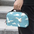 thumbnail image 2 of Seagull Digital Storage Bag Pouch, Waterproof Oxford Cloth Electronic Travel Case Organizer, Hard Drive Bag, and USB Organizer - 5.9x9.44x3.14 in., 2 of 6