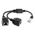 thumbnail image 3 of 3X RJ45 1 Male to 2 Female Ethernet Splitter Cable for Super Cat5, Cat6, LAN Ethernet Network Extension Cable Adapter, 3 of 5