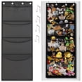 thumbnail image 5 of Door Hanging Toy Organizer 4 Layers Large Capacity Hanging Toy Storage Pockets Bag Black for Kids Room Black, 5 of 5