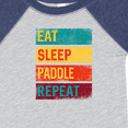 thumbnail image 4 of Inktastic Stand Up Paddle Boarding Eat Sleep Paddle Repeat Boys or Girls Baby Bodysuit, 4 of 5