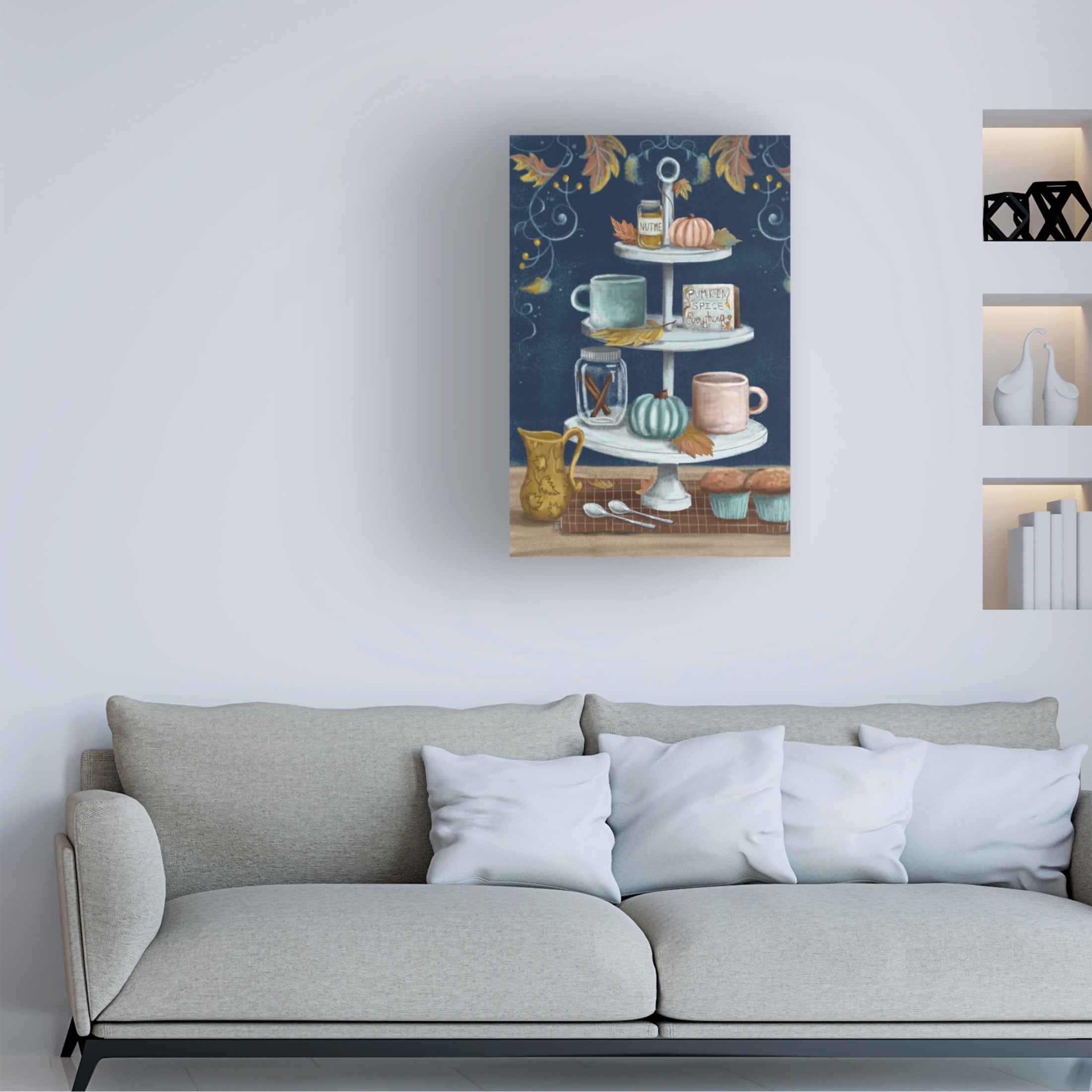 Canvas Wall Art - Christine Rotolo 'Pumpkin Spice 1' Wall Art for Living Room, Bedroom, or Office Décor by Trademark Fine Art - 16 x 24 Inches