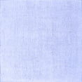 thumbnail image 1 of Ahgly Company Machine Washable Indoor Square Solid Blue Modern Area Rugs, 3' Square, 1 of 4