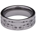 thumbnail image 4 of Geometric Bear Tungsten Carbide Ring, 4 of 6