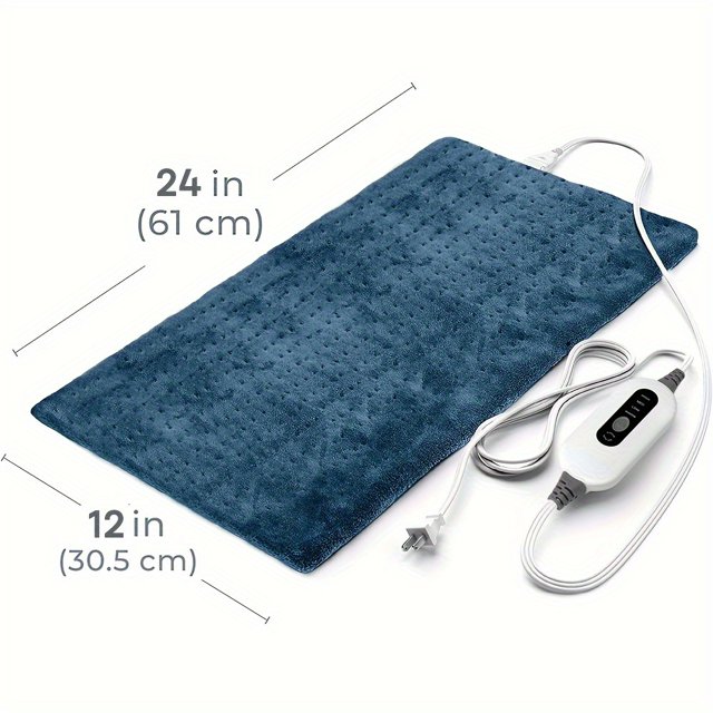 PEACNNG Extra Large Heating Pad For Back Neck Shoulder Abdomen Waist Knee And Leg - 2-Hour Auto-Off Machine Washable Moist/Dry Heat Electric Heating Pad For Muscle Relaxation