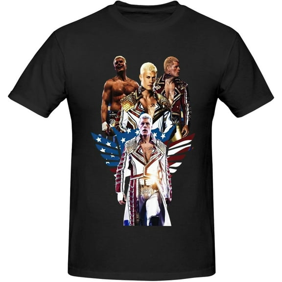 Cody Rhodes Men Short Sleeve T-Shirts,Crewneck Top Clothing T Shirt