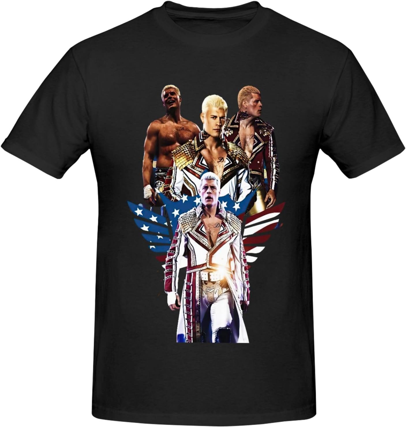 Cody Rhodes Men Short Sleeve T-Shirts,Crewneck Top Clothing T Shirt