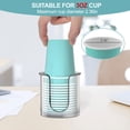 thumbnail image 3 of Dispensador de vasos de baño BYAWAY para encimera de tocador (paquete de 2), 3 of 5
