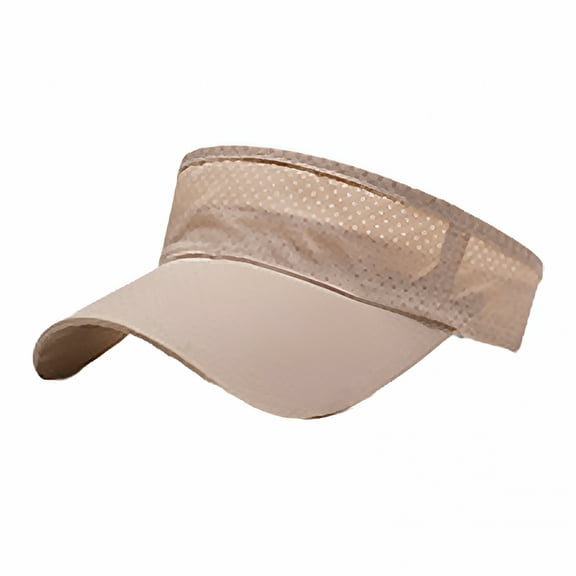 TELOLY Sun Sport Visors Hat Fits Men Women,Running Golf Beach Cap Extra Long Brim Quick Dry Summer Mesh Visor Cap