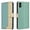 Green, variant on Wallet Case for iPhone XS Max, RFID Blocking Credit Card Holder, Premium Splice PU Leather Magnetic Clasp Folio Kickstand Flip Shockproof Luxury Cover For iPhone XS Max,Red