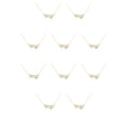 thumbnail image 3 of Qarigey Carta encanto constelaciones tema zodiaco collar cómodo joyería cadena encanto colgante para amante Festival regalos Virgo oro Type1 NO1, 3 of 6