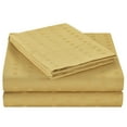 thumbnail image 2 of 1200 Thread Count 100% Egyptian Cotton Deep Pocket Striped Sheet Set (California King, Gold), 2 of 3