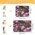 thumbnail image 3 of Pet Cooling Pad Foldable Self Cooling Mat Breathable Pet Cushion Sleep Pad for Dogs and Cats Pink Miniature Flowers S, 3 of 9