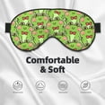 thumbnail image 5 of Rocae Cute Green Frog for Mask for Women Men, Luxury Eye Cover Eye Shade with Adjustable Strap for Travel, Nap, Meditation, 5 of 7