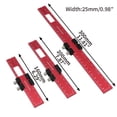 thumbnail image 2 of Woodworking Ruler Precision Pocket Rule Metal Slide Stop Marking Ruler Metric Inch Measuring Working Scribing Ruler, 2 of 9