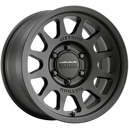 17x9 Method MR703 Bead Grip Matte Black Wheel 6x5.5 (-12mm) Fits select: 2000-2018 CHEVROLET SILVERADO, 1996-2023 TOYOTA TACOMA
