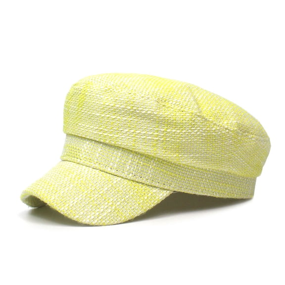 SikaFu Autumn And Winter Women's Hats Version Of Flat -Edged Military Hat Fashion Peaked Hats Mixed -Color Thick Cloth Naval Hat Outdoor Sun Hat Breda Hat