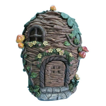 UPC 738362040623 product image for Hi-Line Gift Ltd. Fairy Garden Stick House with Flowers Statue | upcitemdb.com