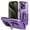 Purple, variant on Casetego for iPhone 15 Pro Case,Military Grade Shockproof Dropproof,with Kickstand Rugged Heavy Duty Protection Phone Case Cover,Purple