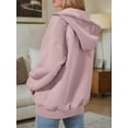 thumbnail image 3 of Weardear Womens Zip Up Hoodie Lightweigh Casual Long Sleeve Fall Sweatshirts with Pockets, 3 of 6