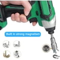 thumbnail image 3 of 6-14mm Magnetic Nut Driver Set, 9 Pcs Hex Shank Nut Setter Driver Impact Driver Sockets Hex Drill Bits 1/4 Inch Quick Change Drill Bit Sets for Electric Screwdriver Handle Tools, 3 of 7