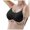 Black, variant on Curenmufel Women Sports Bra Sport Bras for Women High Support Plus Size Yoga Bra Wirefree Push up Comfortable Breathable Sport Bras (Blue,M)