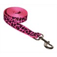 thumbnail image 1 of 6 ft. Leopard Dog Leash, Pink - Medium, 1 of 1