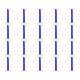 thumbnail image 1 of Barra LED Tubo Intermitente Esponja Suministros para Fiestas Bodas Y Festivales () Azul, 1 of 5